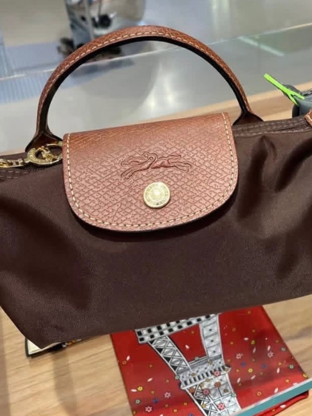 NWT Mini Longchamp brown - Picture 4 of 4